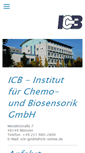 Mobile Screenshot of icb-online.de