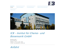 Tablet Screenshot of icb-online.de